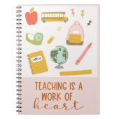 カスタム先生ノート教えは聞き取り作品 ノートブック (正面)