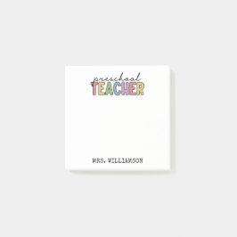 カスタム先生パーソナライズされた ポストイット