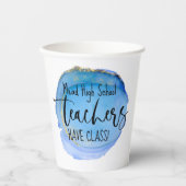 カスタム先生パーティー紙カップ 紙コップ (正面)