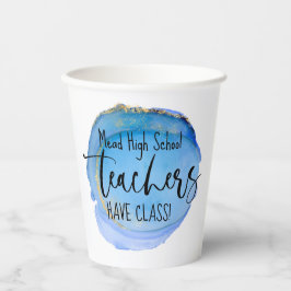 カスタム先生パーティー紙カップ 紙コップ