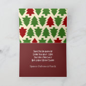 カスタム先生ホリデー(ライト付き) シーズンカード (内部)