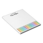 カスタム先生メモ帳 ノートパッド (アングル)