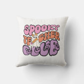 カスタム先生不気味クラブハロウィーン幽霊先生 クッション (裏面)