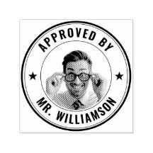 カスタム先生名おもしろい顔承認採点