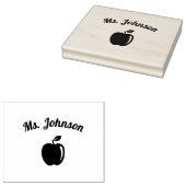 カスタム先生名 ラバースタンプ (押印)