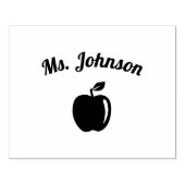 カスタム先生名 ラバースタンプ (インプリント)