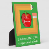 カスタム先生引用文パーソナライズされた先生 フォトプラーク (側面)