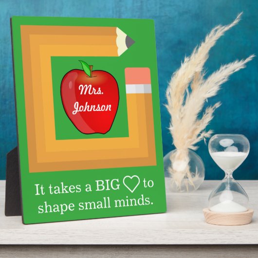 カスタム先生引用文パーソナライズされた先生 フォトプラーク (側面)