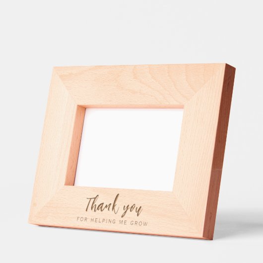 カスタム先生感謝していギフト写真枠 レーザー彫刻フレーム (左)