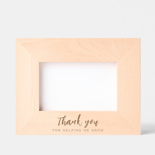 カスタム先生感謝していギフト写真枠 レーザー彫刻フレーム (正面)