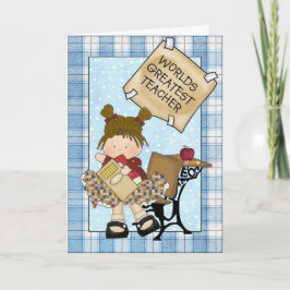 カスタム先生感謝挨拶カード シーズンカード