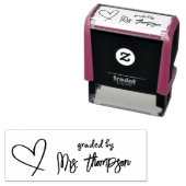 カスタム先生自己インクスタンプ セルフインキングスタンプ (インサイチュ)