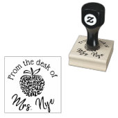 カスタム先生!2x2のデスクから ラバースタンプ (押印)