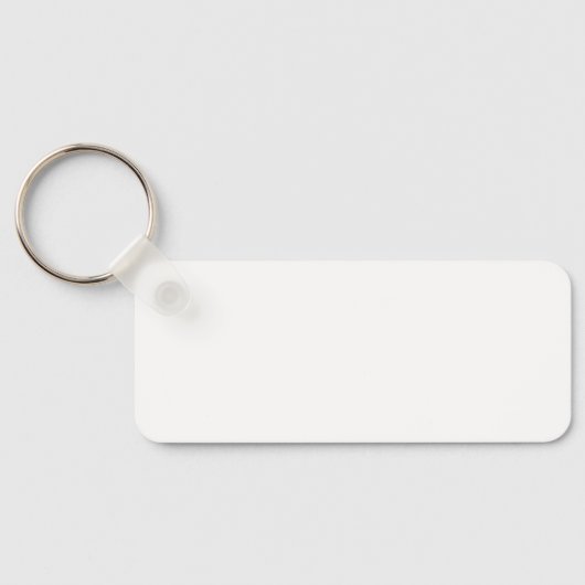 カスタム光パーソナライズされたアルミ光キーチェーン キーホルダー (裏面)