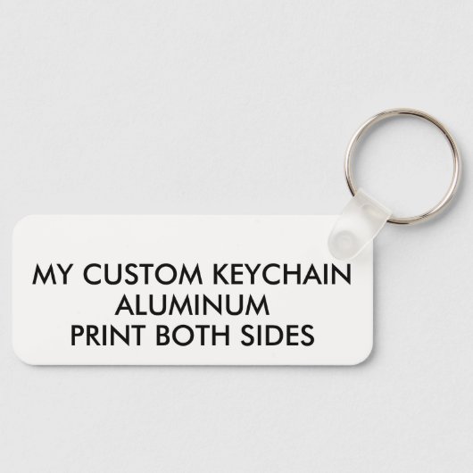 カスタム光パーソナライズされたアルミ光キーチェーン キーホルダー (正面)