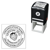 カスタム公式シール名前ロケーションURL セルフインキングスタンプ (インサイチュ)