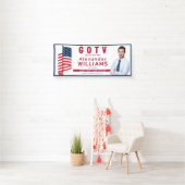 カスタム共和党GOTV集会選挙愛国 横断幕 (インサイチュ)