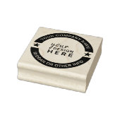 カスタム円ゴム印紙会社のロゴ ラバースタンプ (スタンプ)