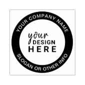 カスタム円ゴム印紙会社のロゴ ラバースタンプ (インプリント)