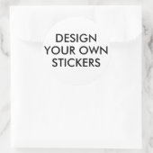 カスタム円パーソナライズされた円ステッカー ラウンドシール (バッグ)