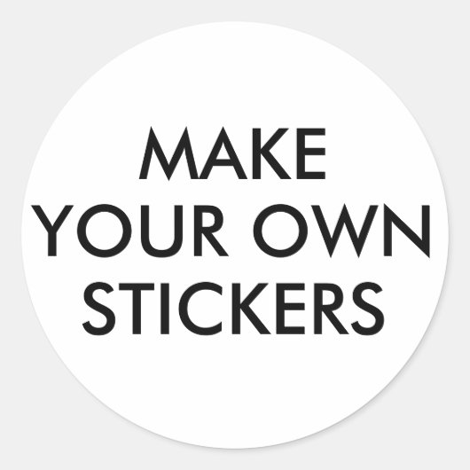 カスタム円パーソナライズされた円ステッカー ラウンドシール (正面)