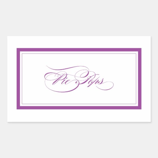 カスタム円ポップ(_P) 長方形シール (正面)