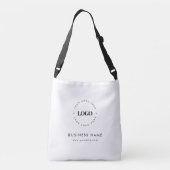 カスタム円丸ロゴ・文字事業会社 クロスボディバッグ (裏面)