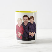 カスタム写カッコいい真の父の日、2トーンコーヒーマグ ツートーンマグカップ (中央)