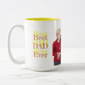 カスタム写カッコいい真の父の日、2トーンコーヒーマグ ツートーンマグカップ (左)