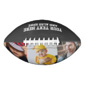 カスタム写パーソナライズされた真・文字 アメリカンフットボール (正面)