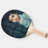 カスタム写パーソナライズされた真・文字 卓球ラケット (横)