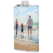 カスタム写ユニーク真-自分のデザイン フラスク (左)