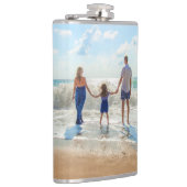 カスタム写ユニーク真-自分のデザイン フラスク (右)