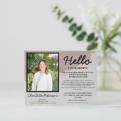 カスタム写真あなたの近くのモダン財実在団 ポストカード (スタンド正面)