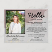 カスタム写真あなたの近くのモダン財実在団 ポストカード (正面)