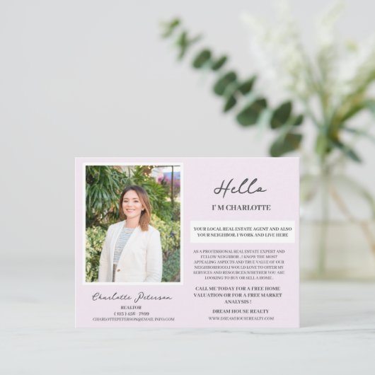 カスタム写真あなたの近くのユニーク財実在団 ポストカード (スタンド正面)