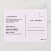 カスタム写真あなたの近くのユニーク財実在団 ポストカード (裏面)