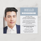 カスタム写真あなたの近所の不動産仲介業者実在財産 ポストカード (正面)