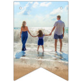 カスタム写真あなた自身のデザイン家族クリスマス バンティングフラッグ (第1の旗)