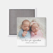 カスタム写真おばあちゃん年愛 マグネット (正面/裏面)