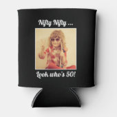 カスタム写真おもしろいクール50誕生日 缶クーラー (正面)