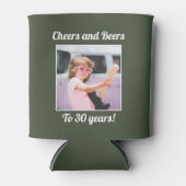 カスタム写真おもしろい30クール歳の誕生日 缶クーラー (正面)