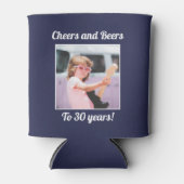 カスタム写真おもしろい30クール歳の誕生日 缶クーラー (正面)