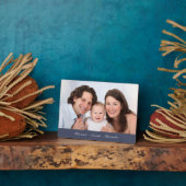 カスタム写真お名前(青) フォトプラーク (側面)