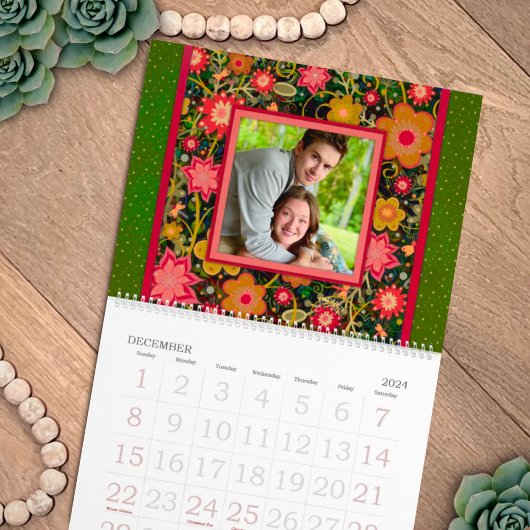 カスタム写真お客様のインスピレーションをシンプル作成 カレンダー