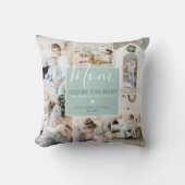 カスタム写真お母さん最高のは |パーソナライズされた | クッション (正面)