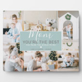 カスタム写真お母さん最高のは |パーソナライズされた | フォトプラーク (正面)