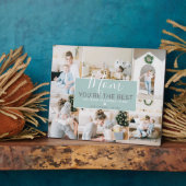 カスタム写真お母さん最高のは |パーソナライズされた | フォトプラーク (側面)