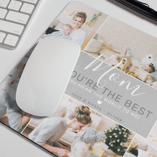 カスタム写真お母さん最高のは |パーソナライズされた | マウスパッド