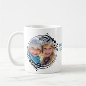 カスタム写真お母さ最高のん日 コーヒーマグカップ (左)
